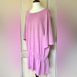 Free People Pink Flutter Dress